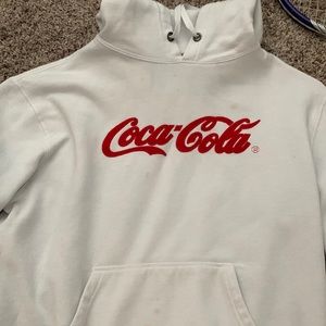 Coca Cola white hoodie